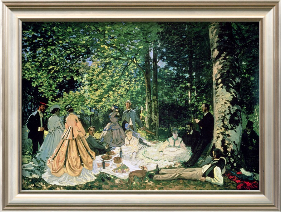 Le Dejeuner Sur L Herbe-Claude Monet Painting